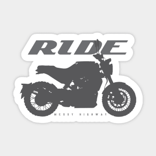 Ride svartpilen 401 Sticker